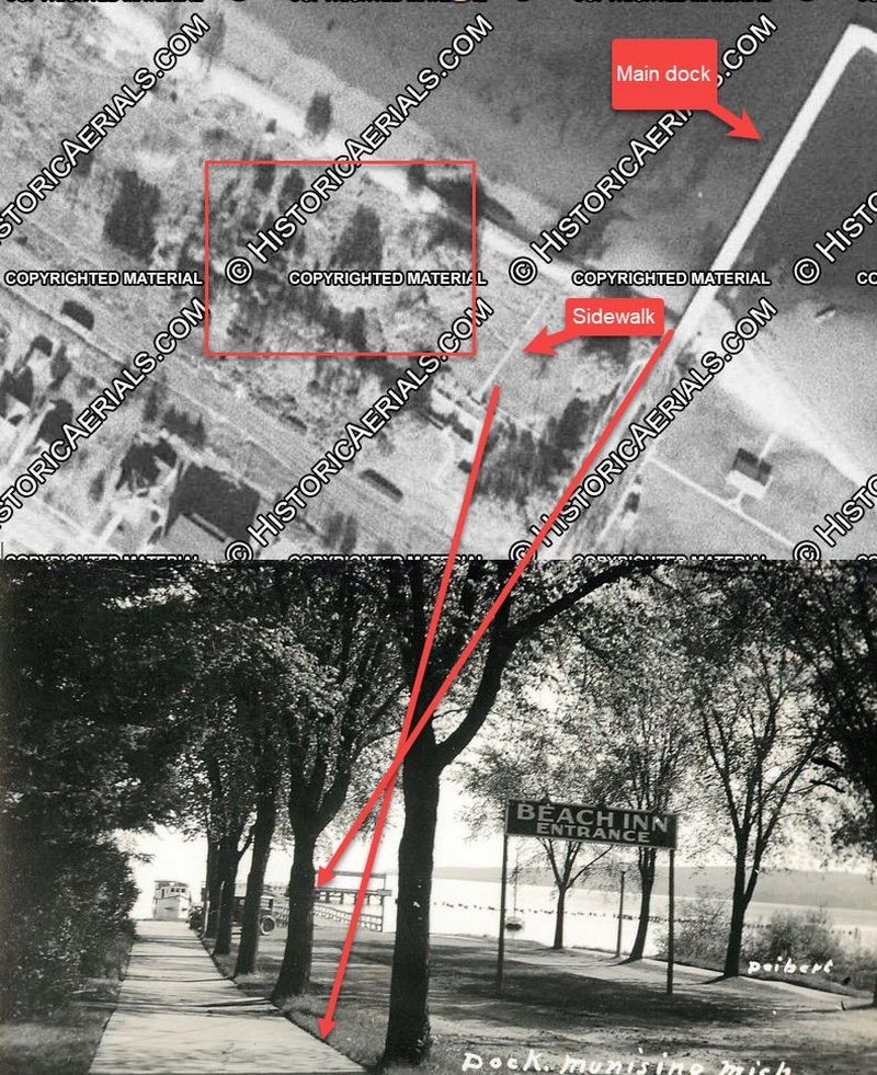 Beach Inn - Aerial Photo Comparison